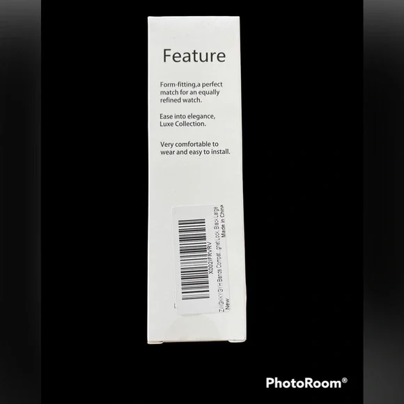 NWT FitBit Black Large Charge3/4 StainlessSteel Metal Mesh Magnetic Replace Band - Picture 2 of 5